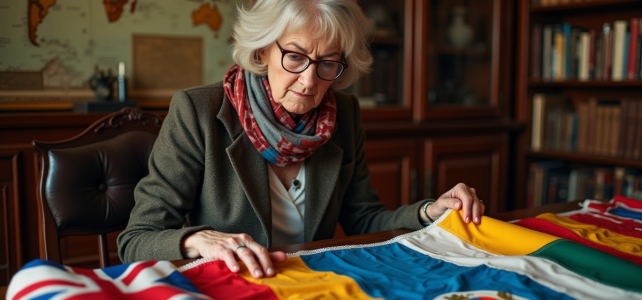 Voyager à travers les drapeaux : entre histoire et esthétique Voyager à travers les drapeaux : entre histoire et esthétique