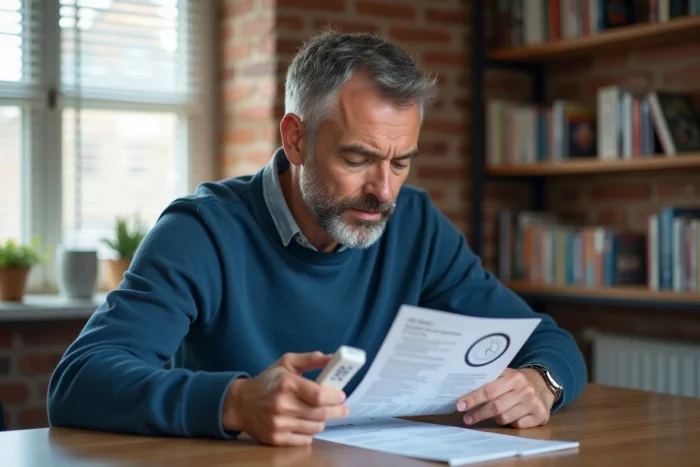 Homme moyenâgeux utilisant une télécommande Veluxstyle
