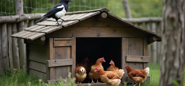 7 méthodes efficaces pour chasser les pies de votre poulailler et protéger vos poules 7 méthodes efficaces pour chasser les pies de votre poulailler et protéger vos poules